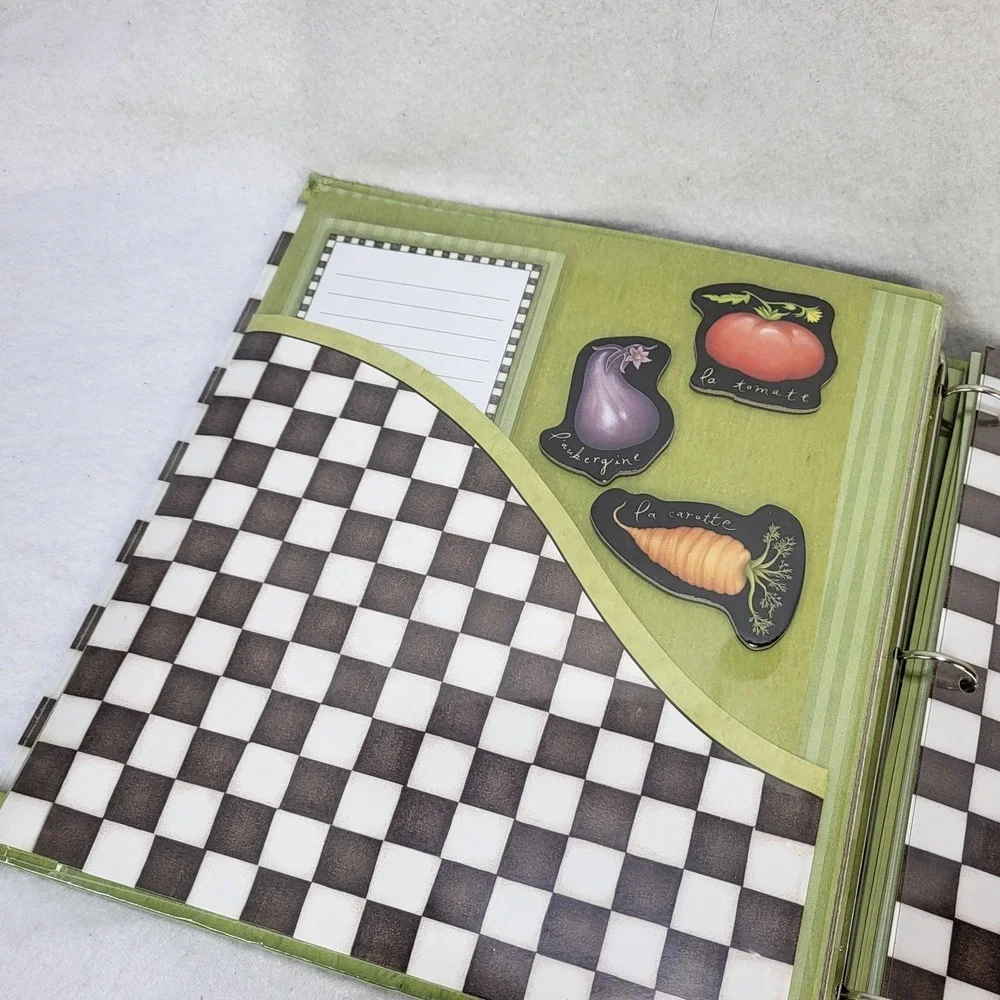 La Cuisine Recipe Keeper Binder New Seasons‎ French Kitchen Organizer